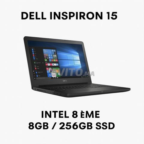 DELL INSPIRON 15 Intel 8 éme /8GB /256 GB SSD