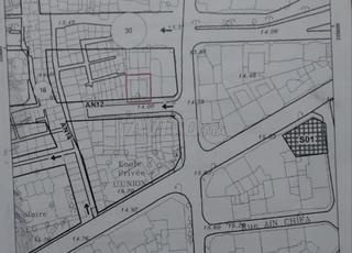 أرض مفروشة في بورغون quartier eljadid