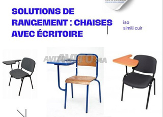 Chaise iso avec tablette écritoires prix usine