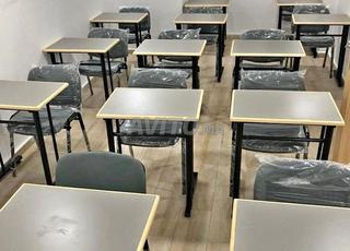 أثاث مدرسي للمدرسة \ طاولة تلميذ مزدوجة