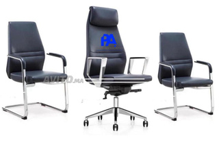 Fauteuil pour bureau ensimili cuir\chaise visiteue