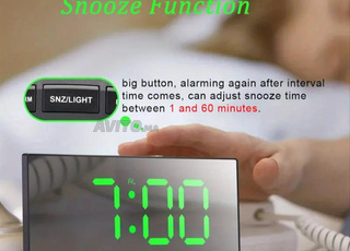 Réveil numérique écran LED