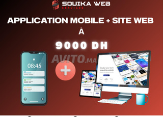 🌍 Application Mobile et Site Web Rabat – 9000 DH