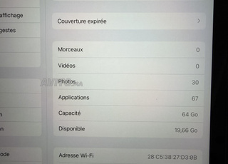 iPad 9 avec support