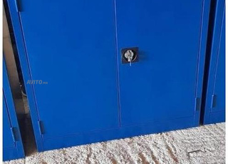 ARMOIRE MÉTALLIQUE BASSE 2 PORT BATTANTE