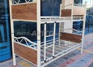 Lit superposé métallique