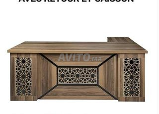 مكتب مستورد مع وحدة إرجاع وأدراج