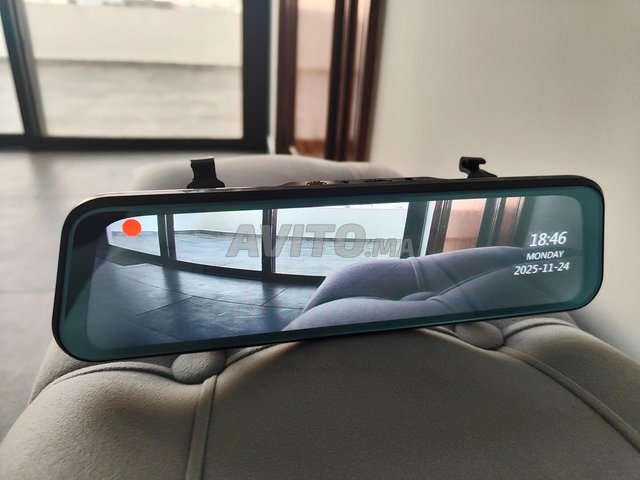 كاميرا مرآة الرؤية الخلفية مع شاشة لمس للسيارة