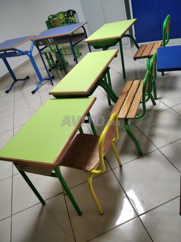 طاولة طالب مدرسية مزدوجة المقاعد بسعر المصنع