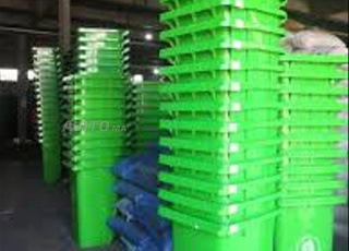 صندوق قمامة بلاستيكي 120 لتر