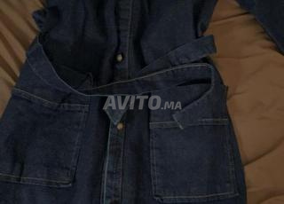 Robe en jeans pour femme taille S