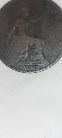 Pièce rare pour collectionneurs de pièces de monnaie de 1901 avec cadeau 🎁 - 2