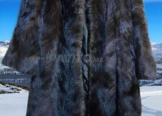 Manteau long et chaud🔥 en vison