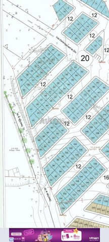 Terrain 120 mètres 2 façades garage 3 étages dans lotissement
