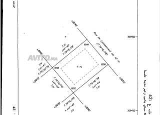 Terrain à vendre Tamesna zone villa