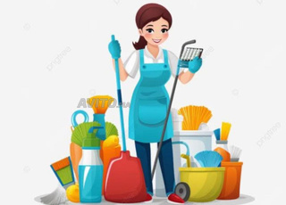 عاملة منزلية ومربية أطفال والطبخ