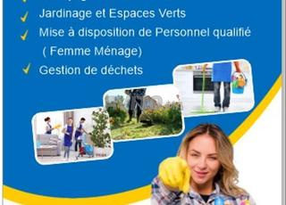 امرأة عاملة نظافة