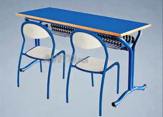 table scolaire double