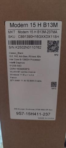PC Portable i9 13900H 16Go 512GB SSD 15.6FHD - 2