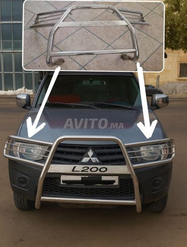 واقي الصدمات اينوكس أصلي ميتسوبيشي L200