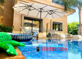 Villa meublée 🏡 4 chambres avec piscine Targa