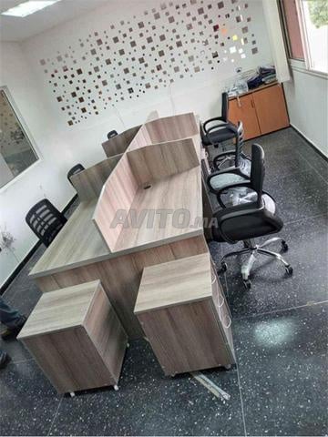 Fabrication de bureaux bench 2 4 5 positions à