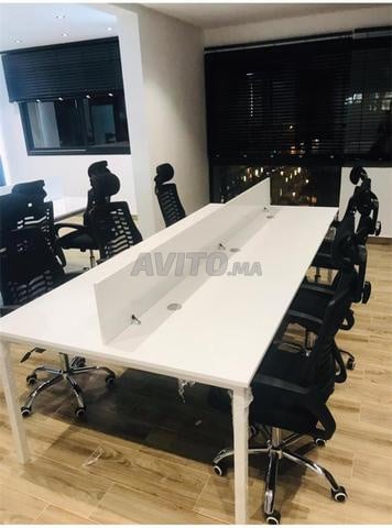 Fabrication de bureaux bench 2 4 5 positions à