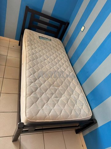 Lit 1 place avec ou sans matelas