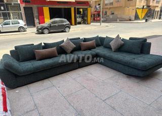 Salon canapé en L top qualité 3,40 /2,20 mètre