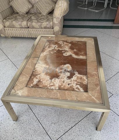 Table de salon en marbre