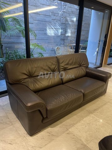 مجموعة أرائك جلدية