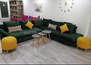 Salon canapé L top qualité 3,40 / 2,20 / 90