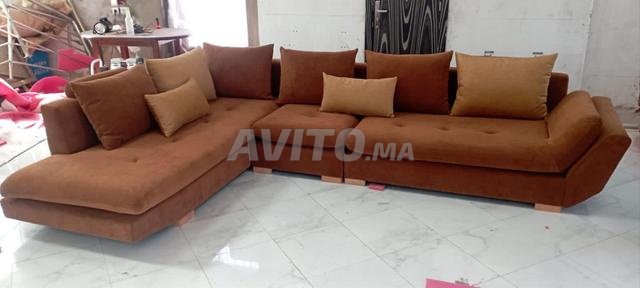 Salon canapé L top qualité 3,40 / 2,20 / 90 - 2