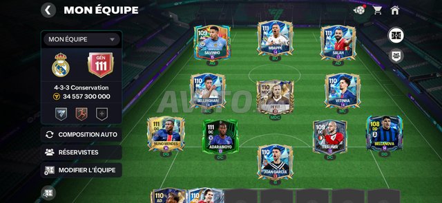 Compte FIFA Mobile 111