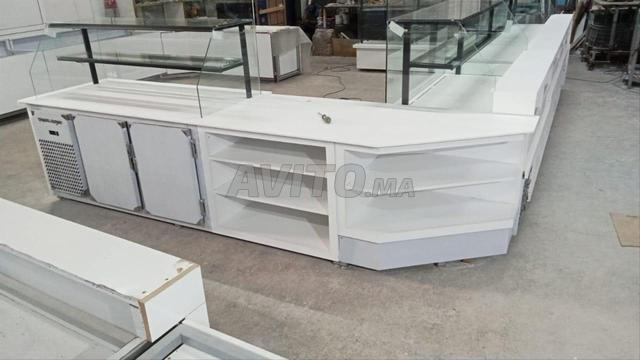 agencement sur mesure vitrine à froid ventilé