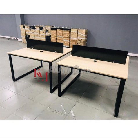 Fabrication de bureaux Bench 2 3 4 positions LL