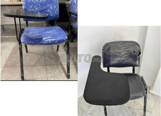 Fabrication de chaises avec tablette en bois PVC