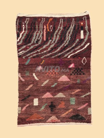 سجاد بربري من الصوف جديد 254 × 166 سم