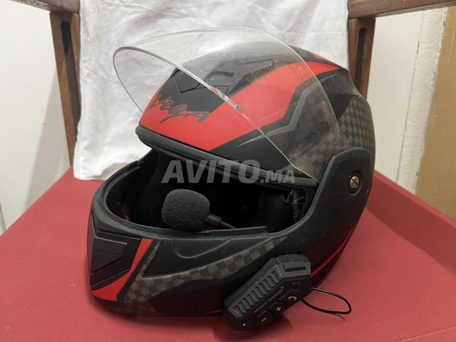 Casque moto Bluetooth très bon état - 2