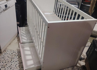 Lit pour bébé enfants évolutif en bois