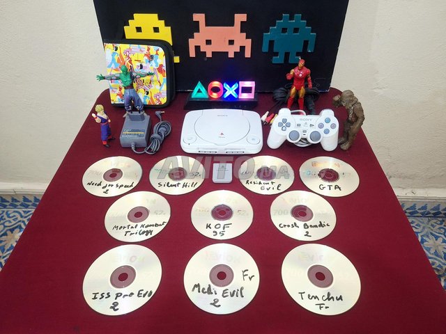 PS ONE encore neuf avec Puce et 10 jeux