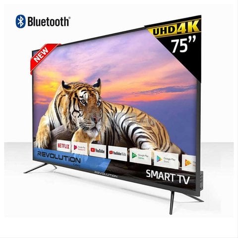 تلفزيون Revolution Smart TV 75 4k ضمان