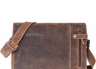 Cartable Cuir véritable Sac PC Portable original.