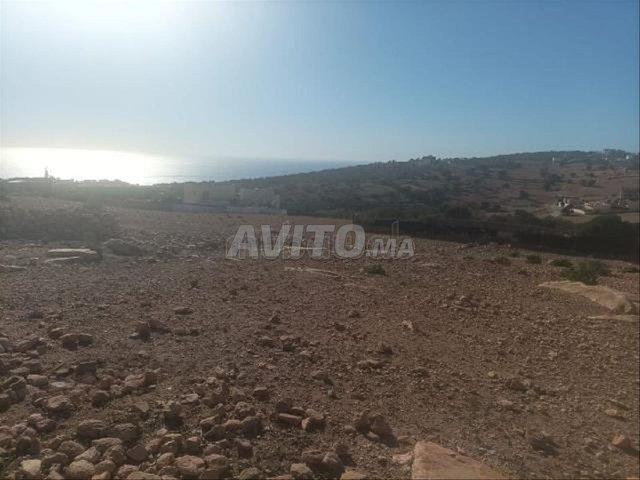 Terrain à vendre 1200m haute Taghazout vue sur mer