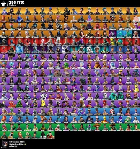 حساب Fortnite سكنات نادرة OG galaxy