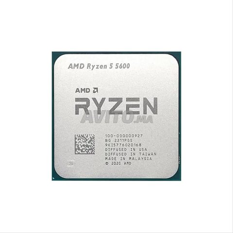 معالج AMD Ryzen 5 5600 نظيف / مع وصل