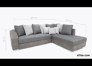 Canapé L et fonction Lit