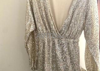 Robe à paillettes pull&bear