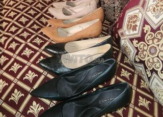 مجموعة من 4 أزواج من الأحذية ذات الكعب العالي مقاس 37