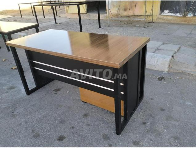 Bureau De Direction En Bois Mdf Avec 3 Chaises